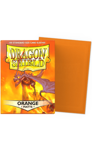 DS Matte Orange Sleeves 100ct