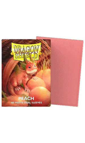 DS Matte Dual Peach Sleeves 100ct